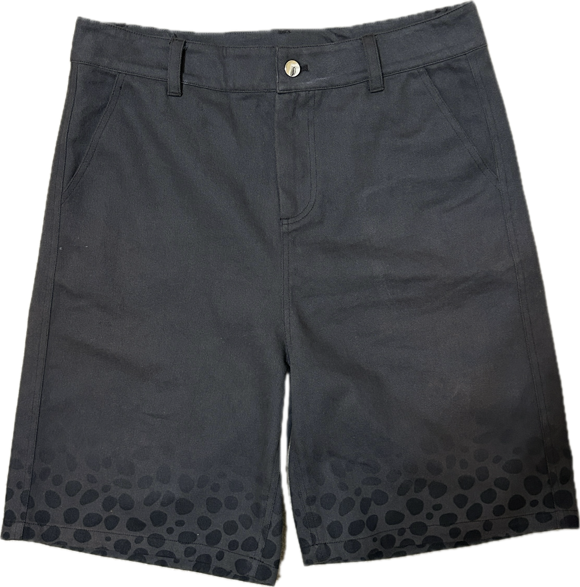 Grey Cheetah-Pattern Shorts - Rushwise Apparel 