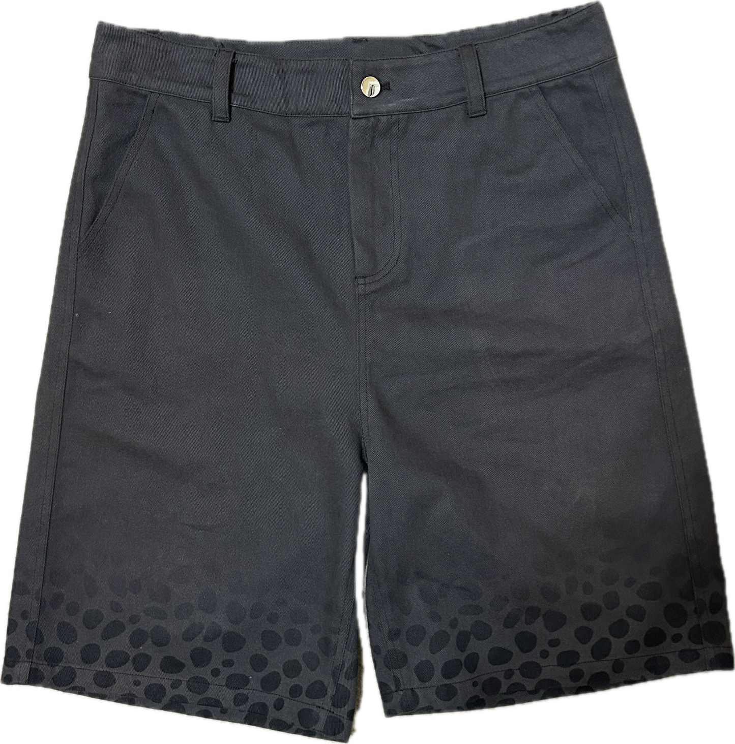Grey Cheetah-Pattern Shorts - Rushwise Apparel 