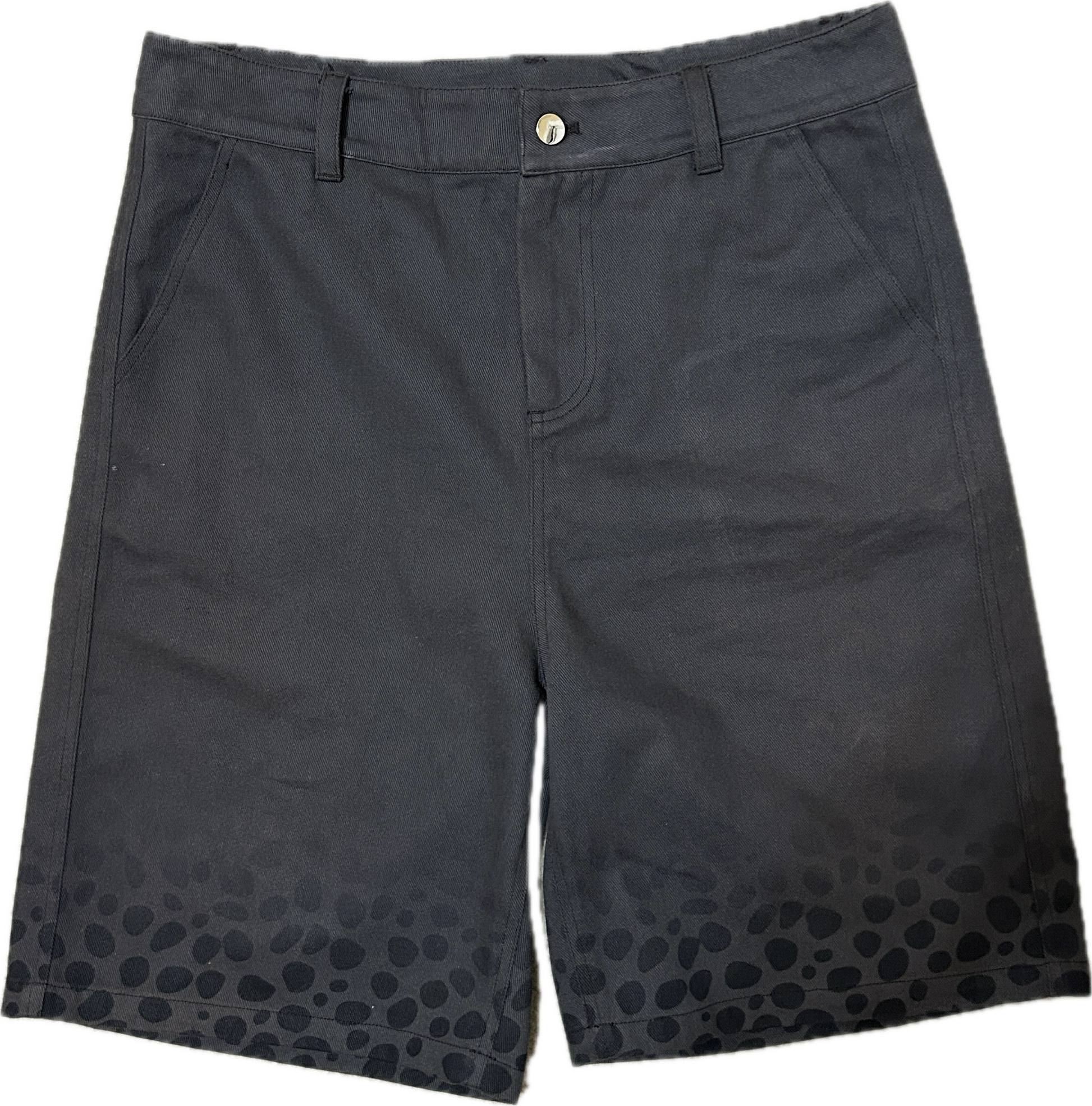 Grey Cheetah-Pattern Shorts - Rushwise Apparel 