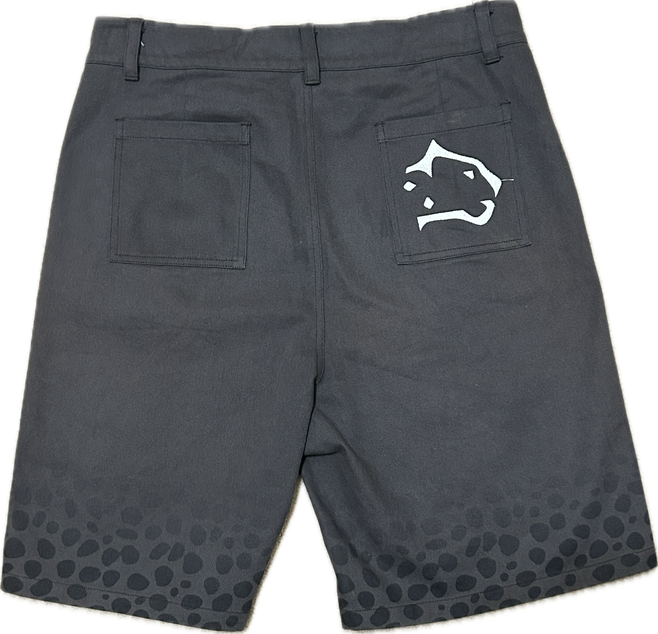 Grey Cheetah-Pattern Shorts - Rushwise Apparel 