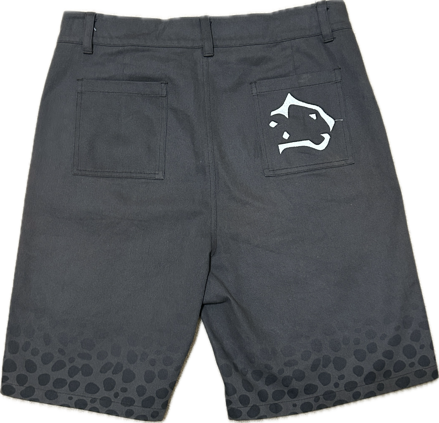 Grey Cheetah-Pattern Shorts - Rushwise Apparel 