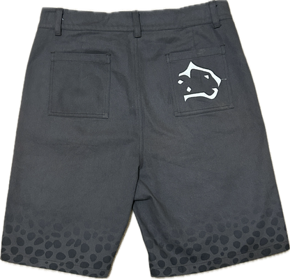 Grey Cheetah-Pattern Shorts - Rushwise Apparel 