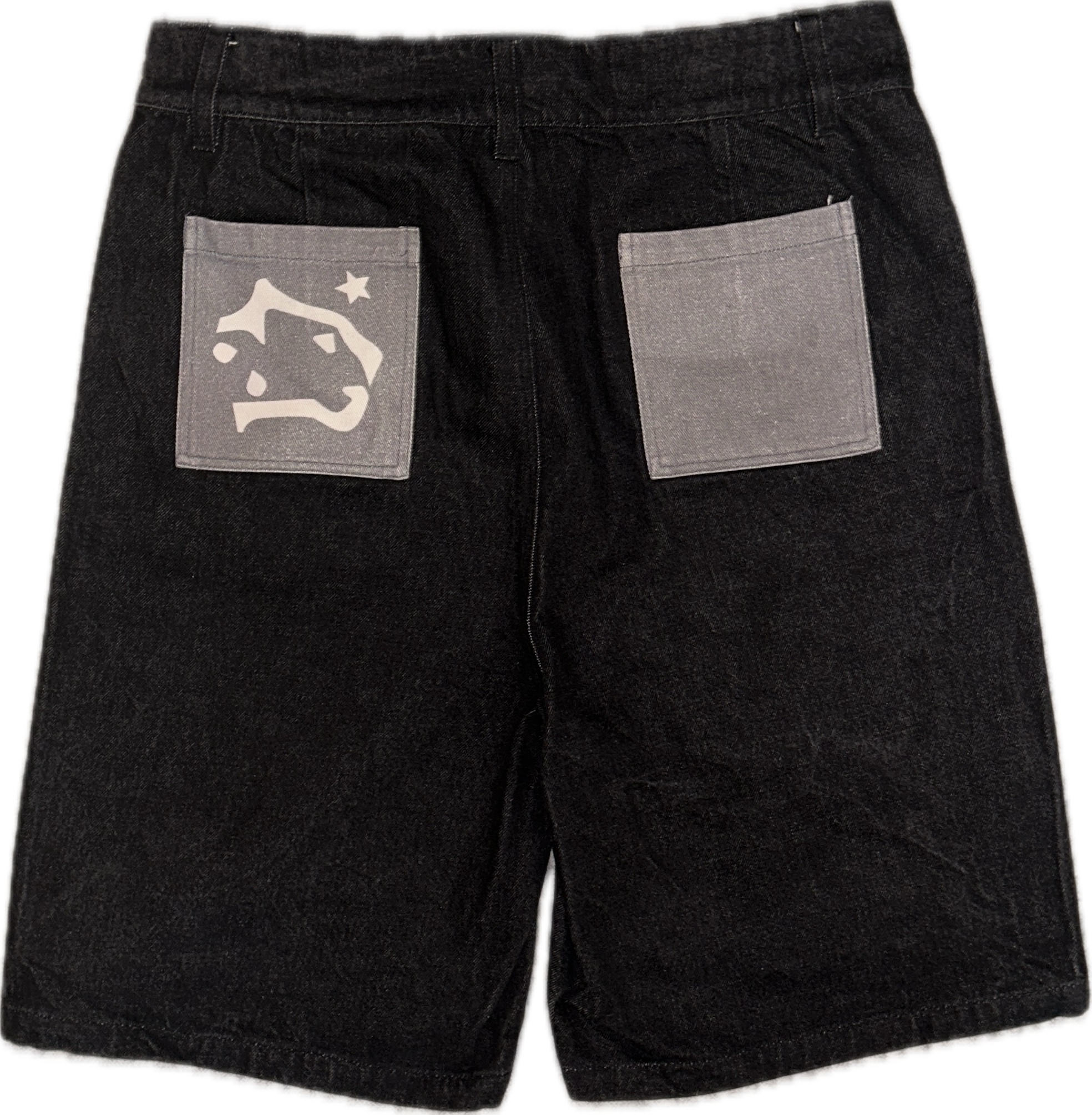 Star Patch Denim Shorts - Rushwise Apparel 