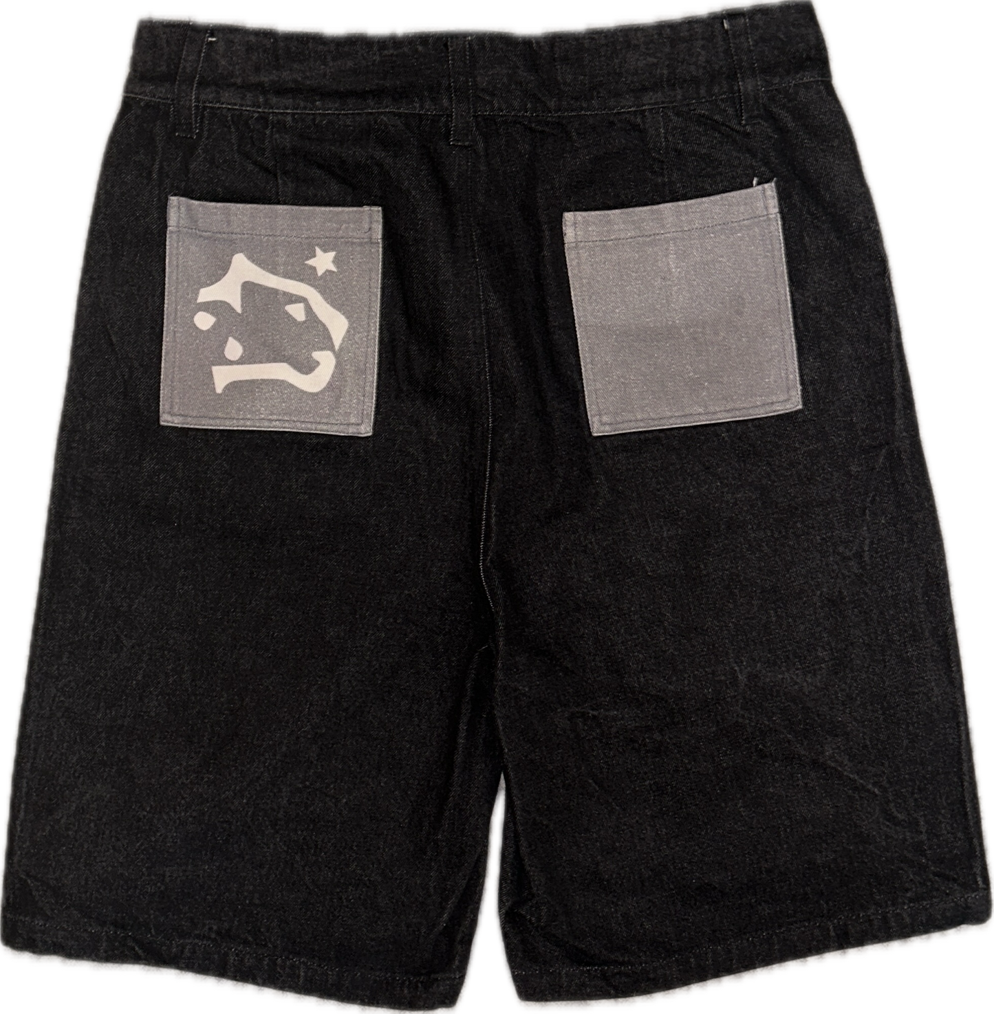 Star Patch Denim Shorts - Rushwise Apparel 