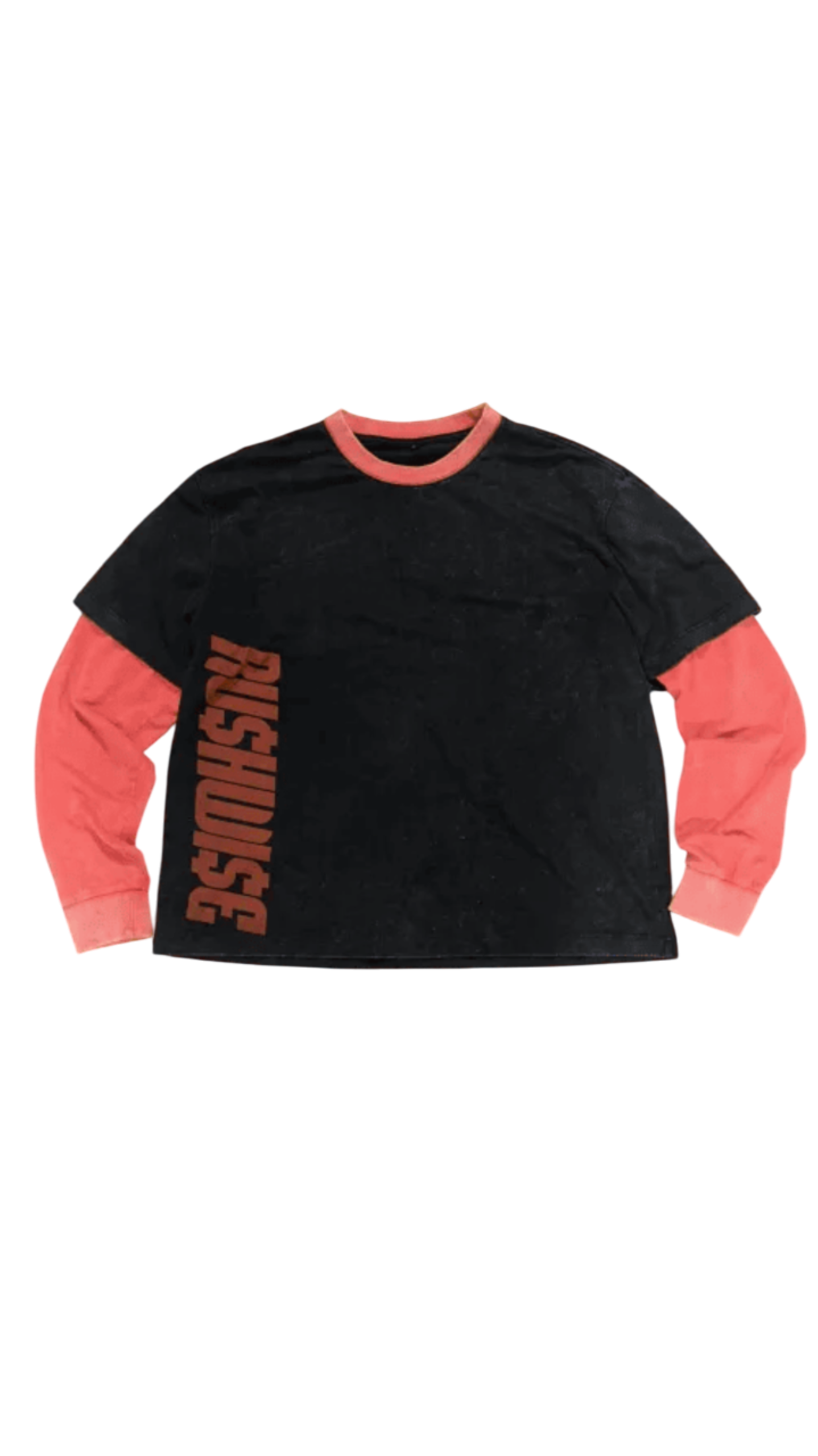 Vintage Layered Long Sleeve Tee - Rushwise Apparel 